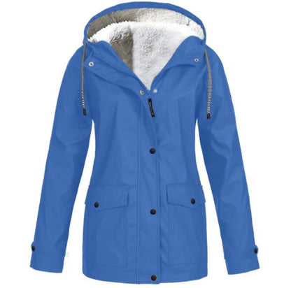 Women’s Hooded Sherpa-Lined Jacket