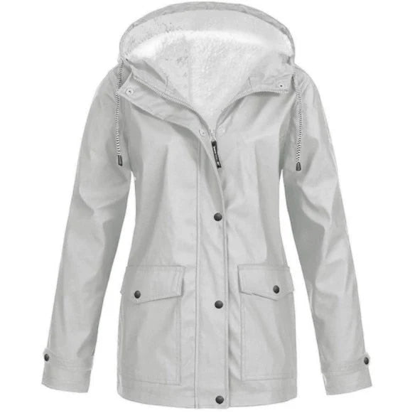 Women’s Hooded Sherpa-Lined Jacket