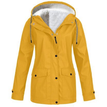 Women’s Hooded Sherpa-Lined Jacket