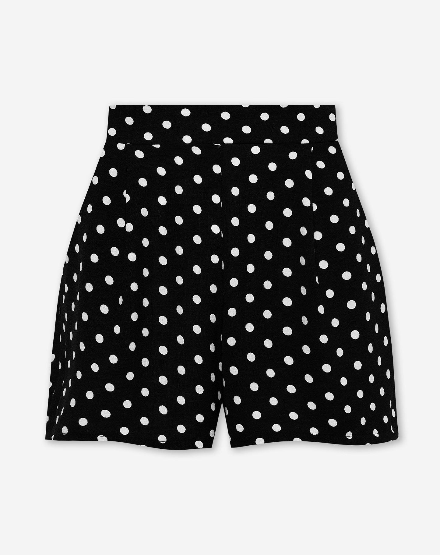 Women's Polka Dot Shorts Black