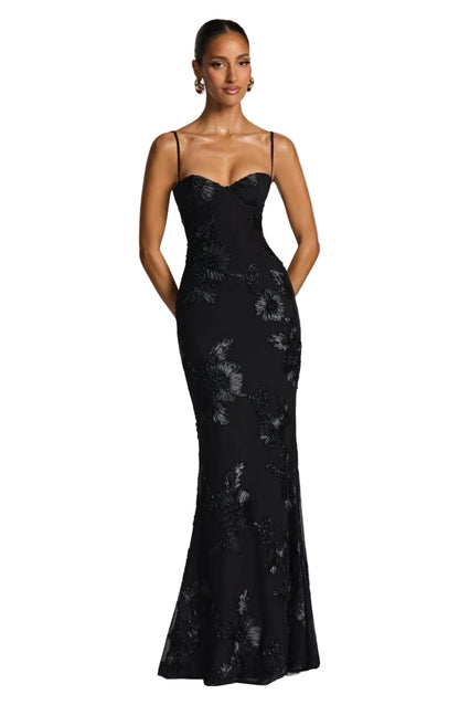 Women's Lace Bodycon Maxi Dress