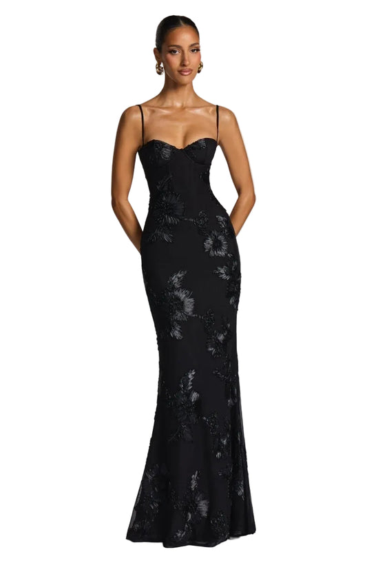 Women's Lace Bodycon Maxi Dress