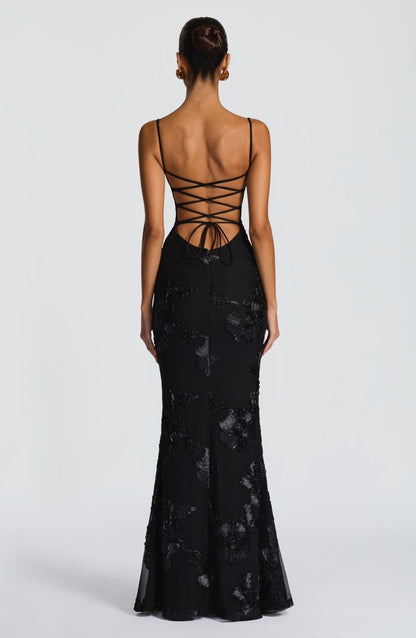 Women's Lace Bodycon Maxi Dress