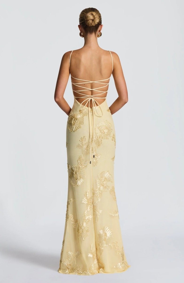 Women's Lace Bodycon Maxi Dress
