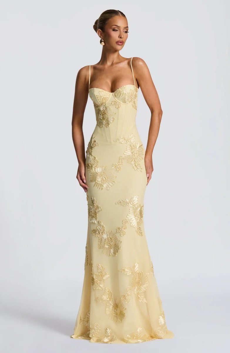 Women's Lace Bodycon Maxi Dress