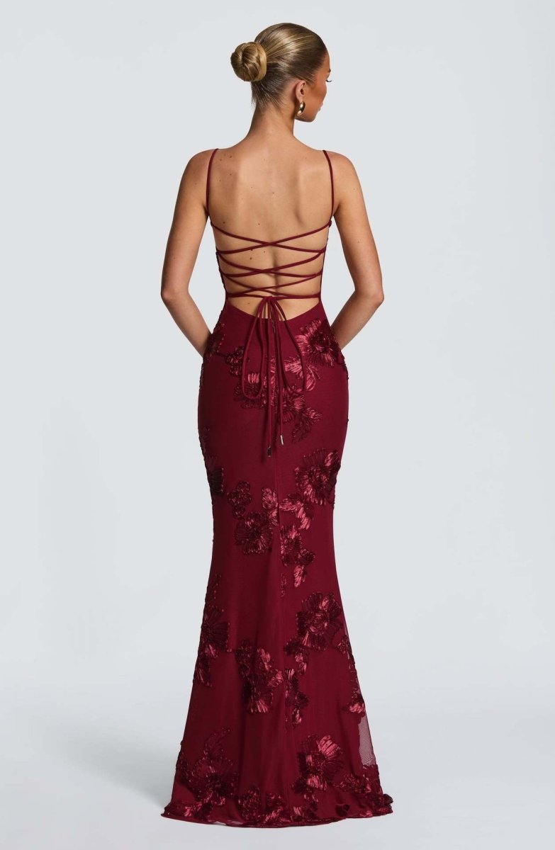 Women's Lace Bodycon Maxi Dress