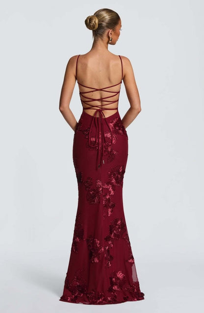 Women's Lace Bodycon Maxi Dress