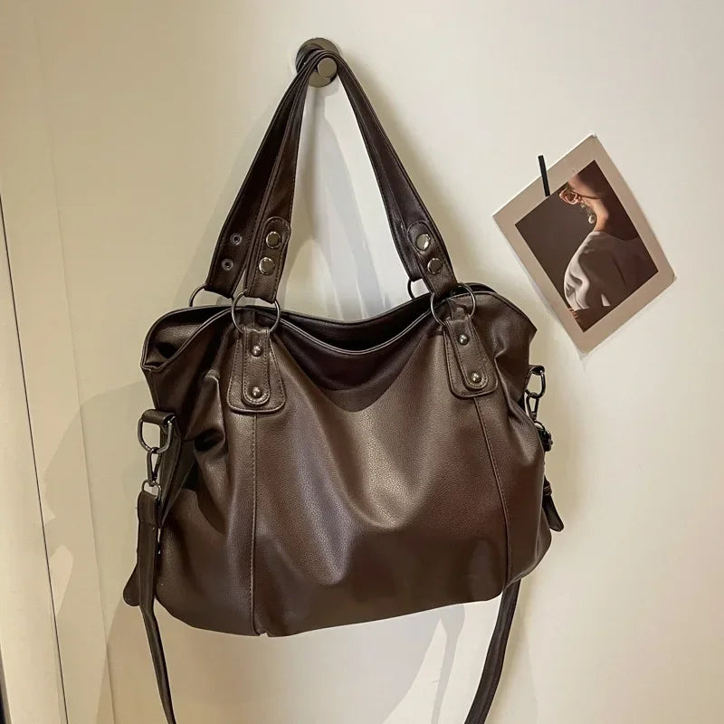 Women's Large Soft Leather Tote Bag
