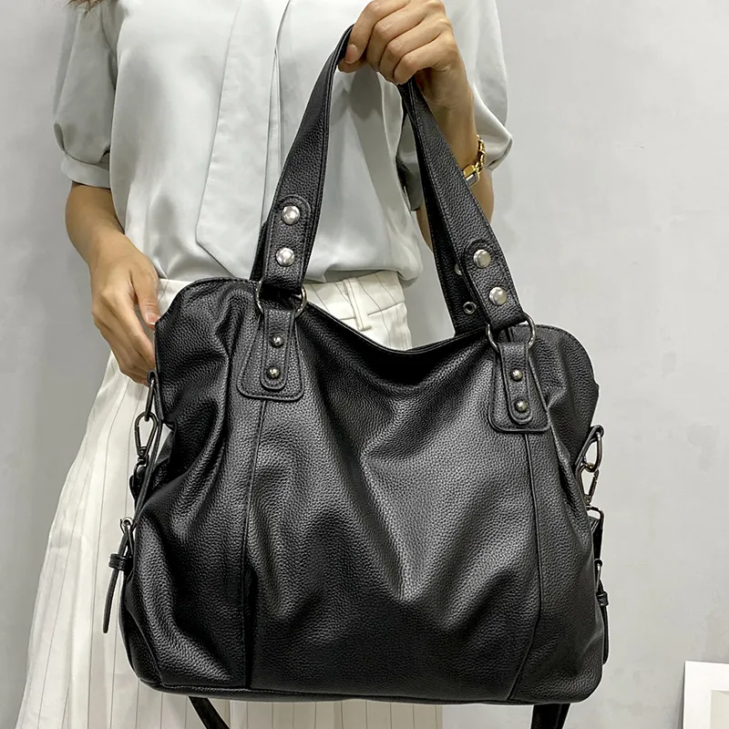 Women's Large Soft Leather Tote Bag