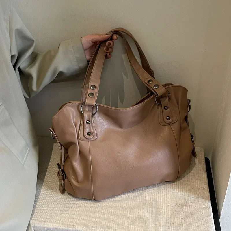 Women's Large Soft Leather Tote Bag