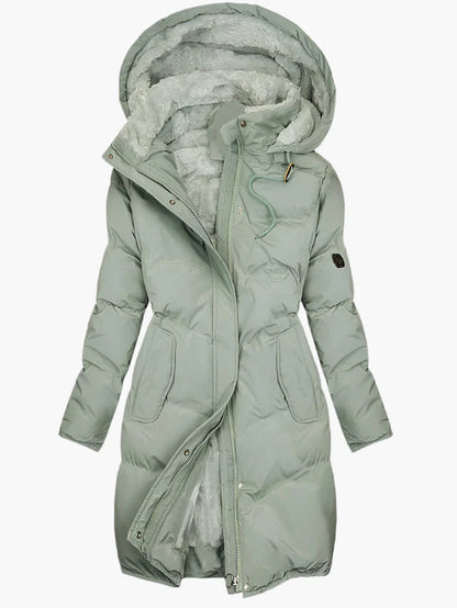 Women’s Long Hooded Puffer Coat