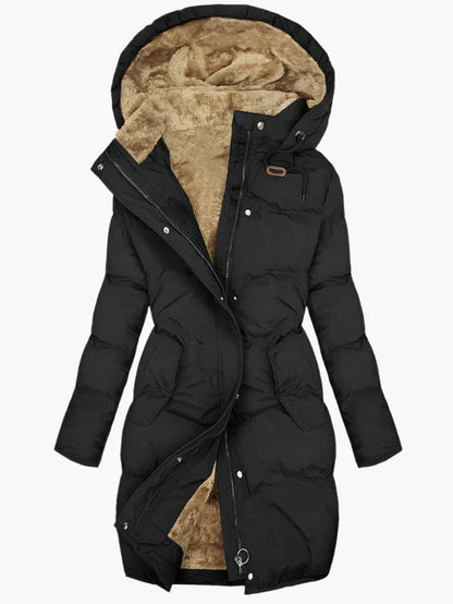 Women’s Long Hooded Puffer Coat