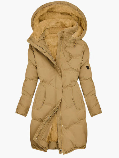 Women’s Long Hooded Puffer Coat