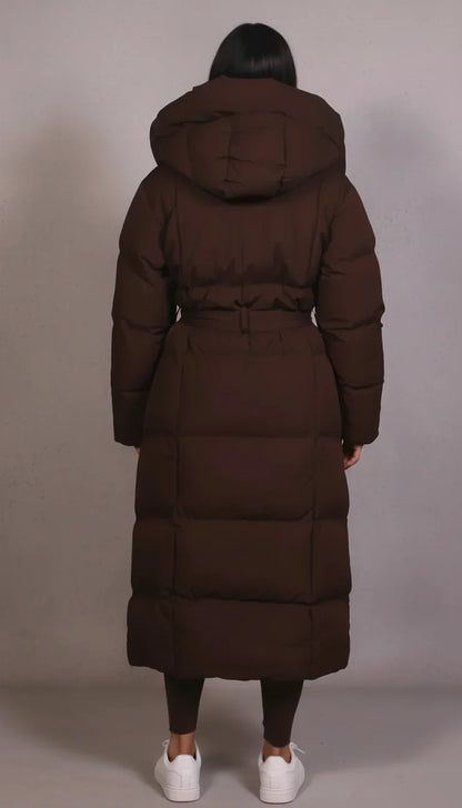 Women’s Long Padded Hooded Winter Coat