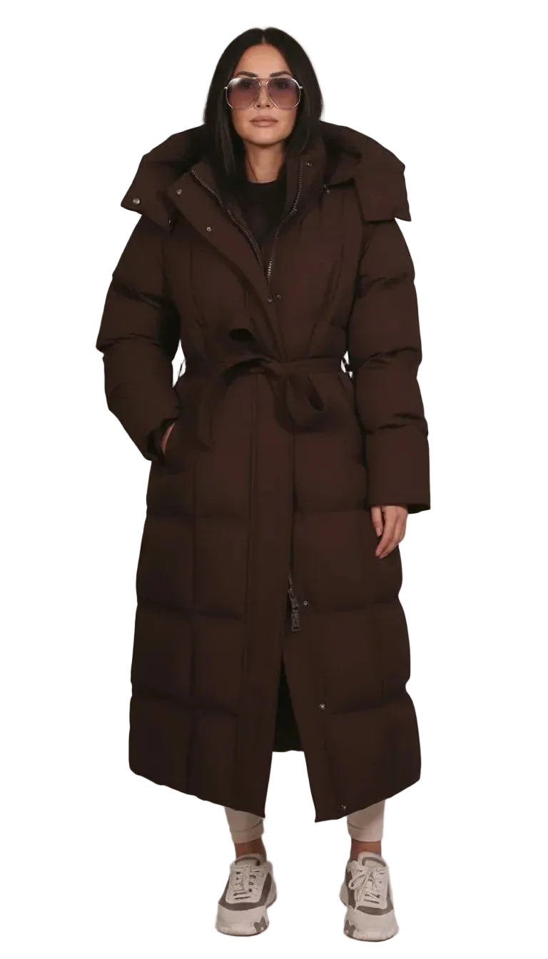 Women’s Long Padded Hooded Winter Coat