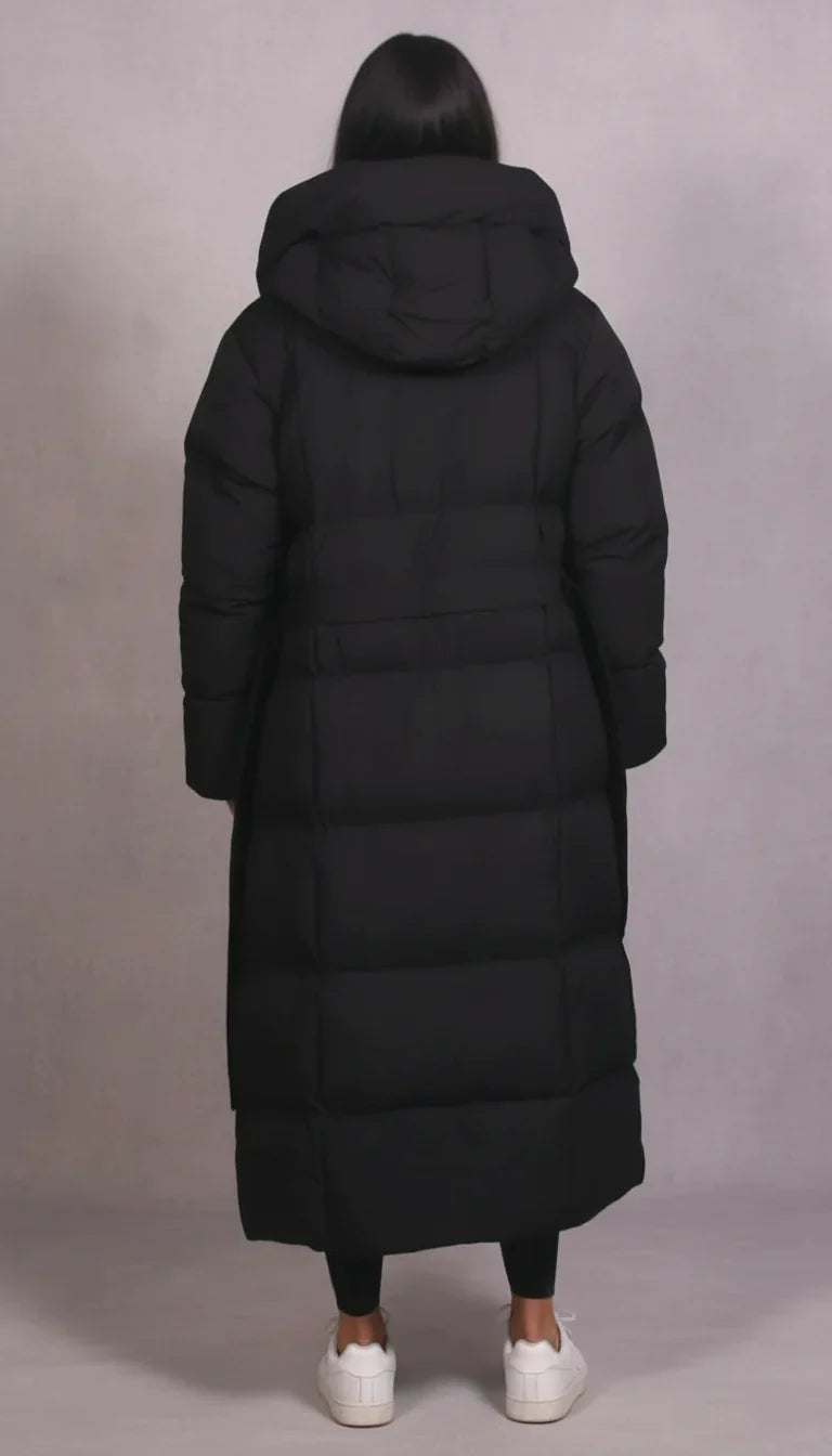 Women’s Long Padded Hooded Winter Coat