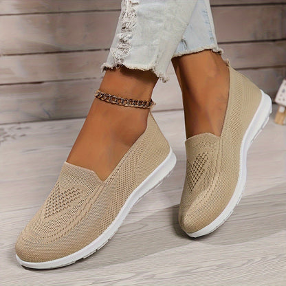 Women's Low-Top Slip-On Sneakers with Textured Finish