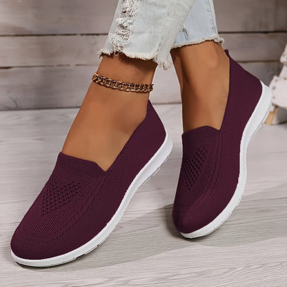 Women's Low-Top Slip-On Sneakers with Textured Finish