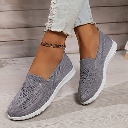 Women's Low-Top Slip-On Sneakers with Textured Finish