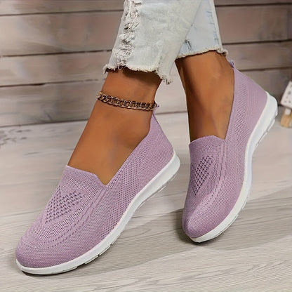 Women's Low-Top Slip-On Sneakers with Textured Finish