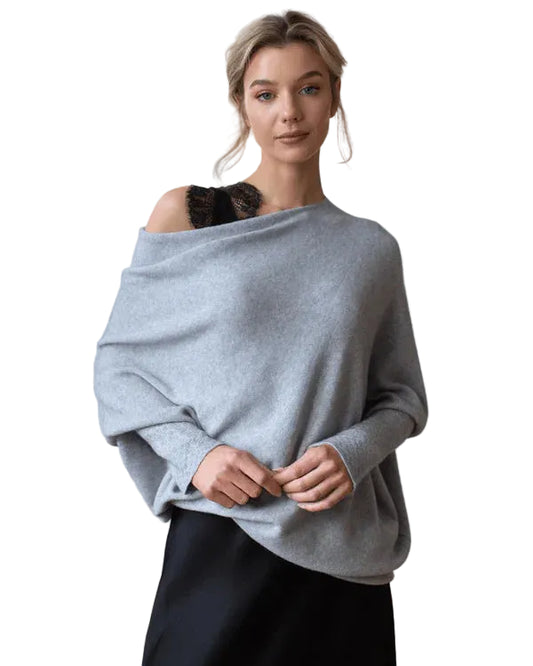 Women’s Off-Shoulder Relaxed Fit Sweater