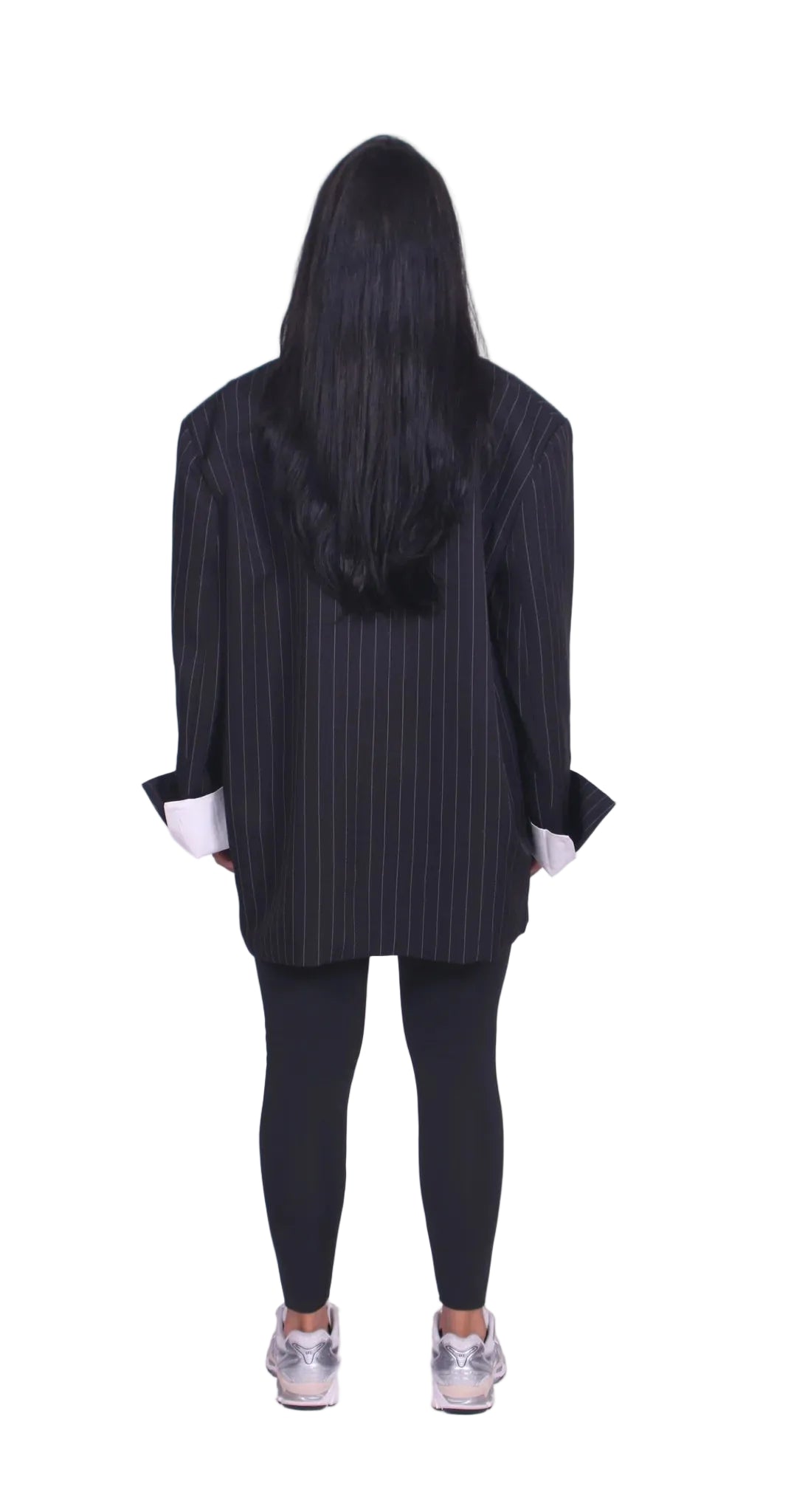 Women’s Oversized Pinstripe Blazer