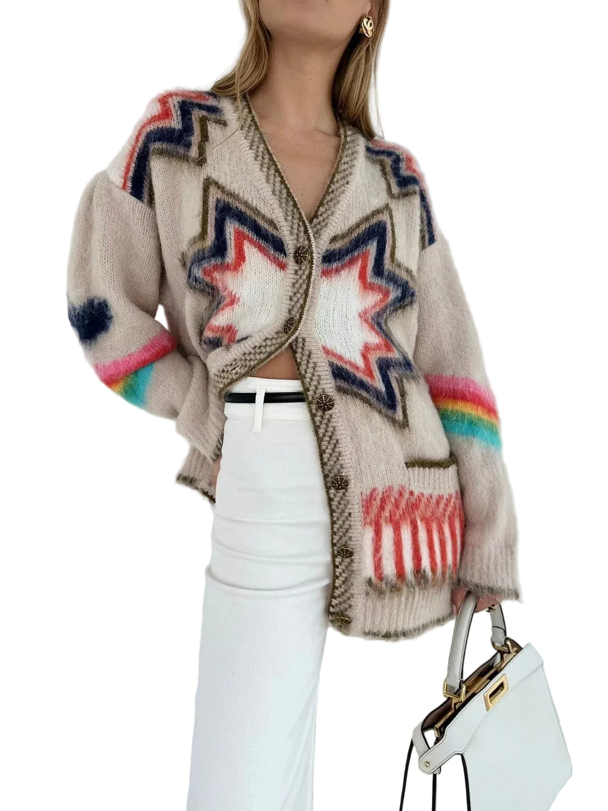 Women’s Patterned Knit Cardigan