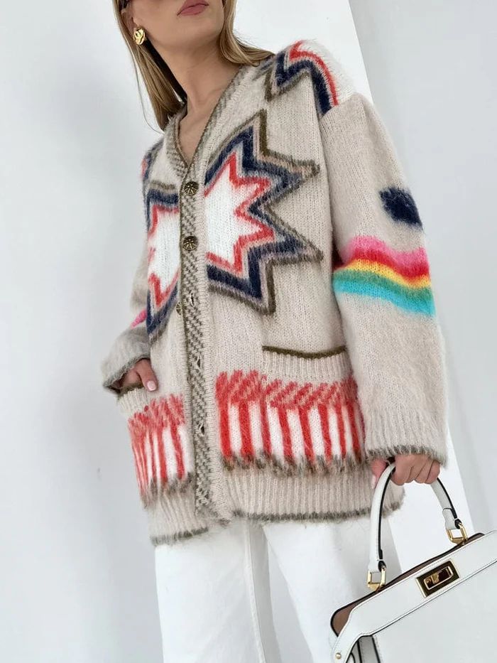 Women’s Patterned Knit Cardigan