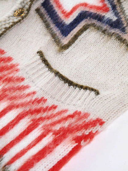 Women’s Patterned Knit Cardigan