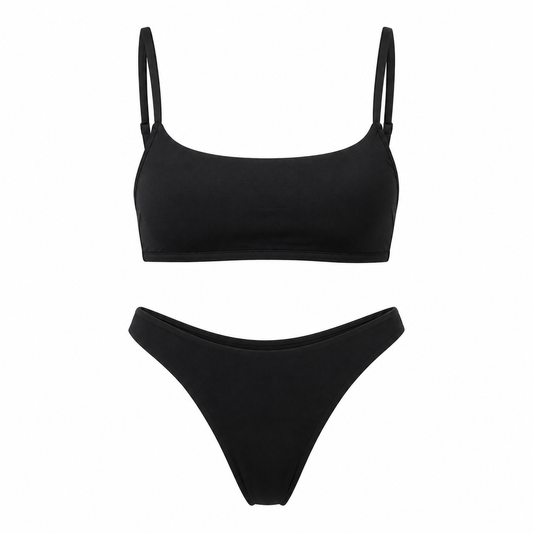 Women's Push-Up Sports Bra Bikini Set