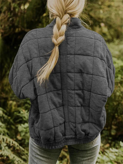 Women’s Relaxed Quilted Zip Jacket