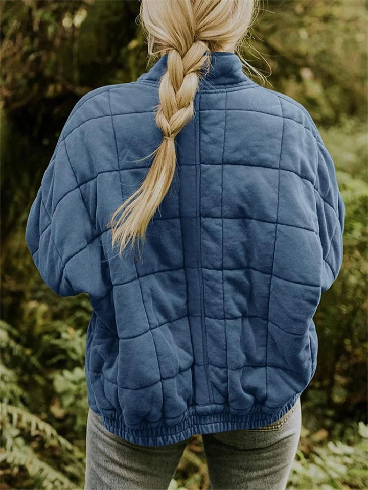 Women’s Relaxed Quilted Zip Jacket