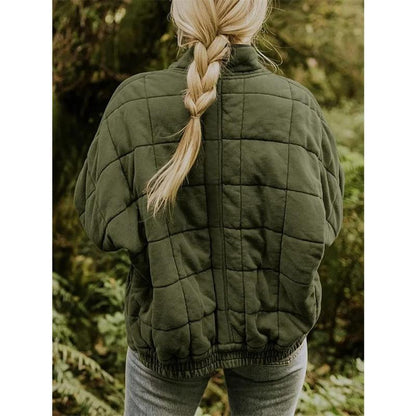 Women’s Relaxed Quilted Zip Jacket
