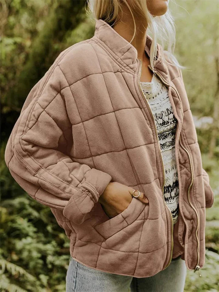 Women’s Relaxed Quilted Zip Jacket
