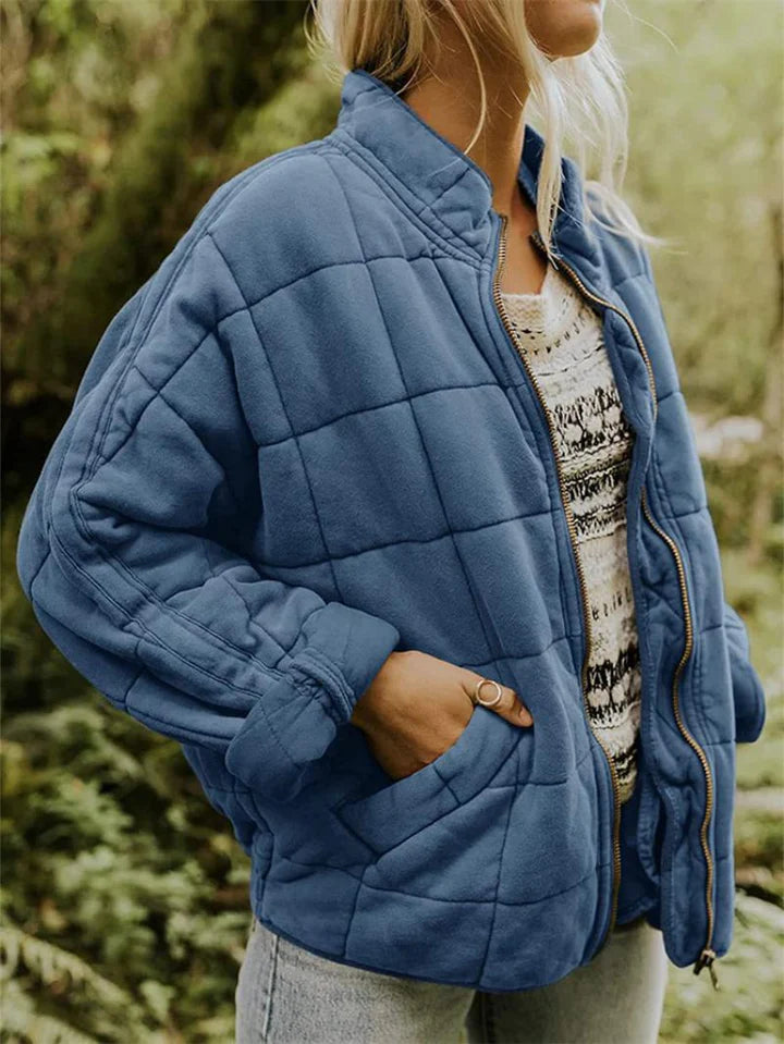 Women’s Relaxed Quilted Zip Jacket