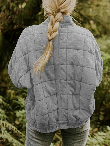 Women’s Relaxed Quilted Zip Jacket