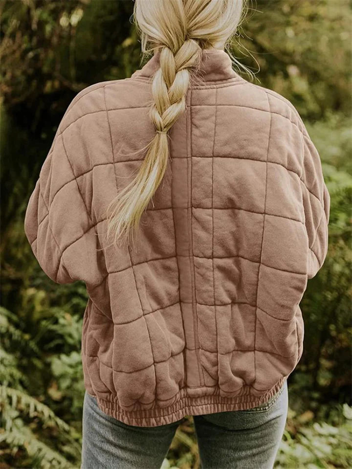 Women’s Relaxed Quilted Zip Jacket