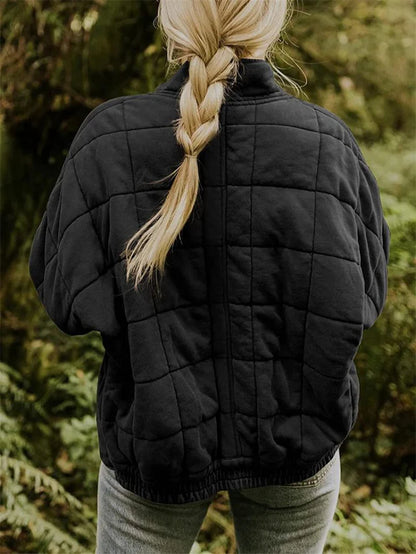 Women’s Relaxed Quilted Zip Jacket