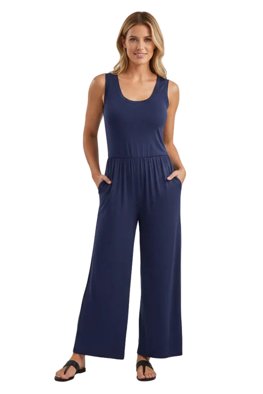 Women’s Scoop Neck Wide Leg Jumpsuit