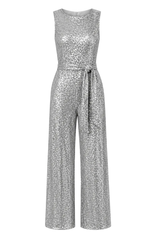 Women’s Sequin Wide Leg Jumpsuit