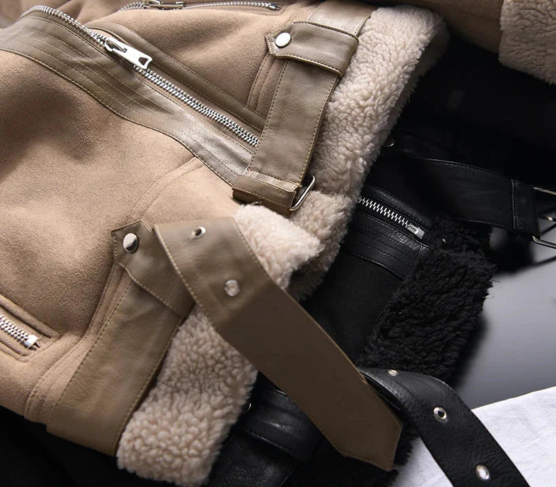 Women’s Shearling Aviator Jacket
