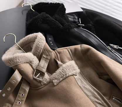 Women’s Shearling Aviator Jacket