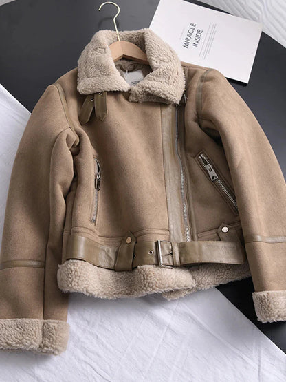 Women’s Shearling Aviator Jacket