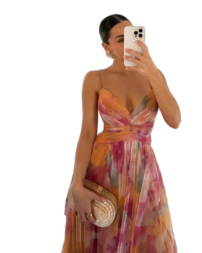 Women’s Sheer Wrap Maxi Dress