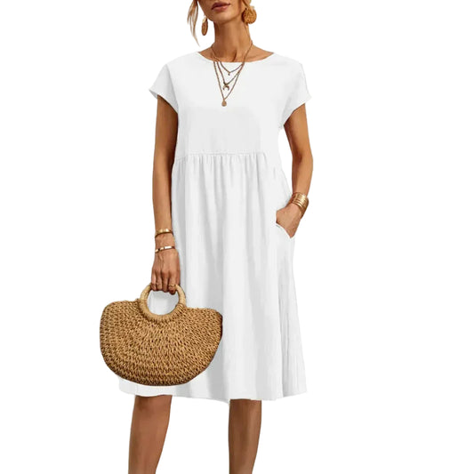 Women’s Short Sleeve Midi Dress