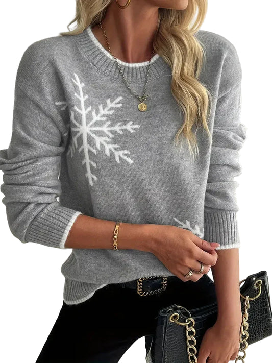 Women’s Snowflake Knit Sweater