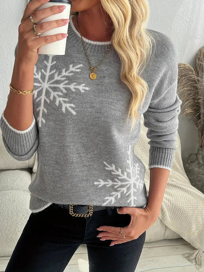 Women’s Snowflake Knit Sweater