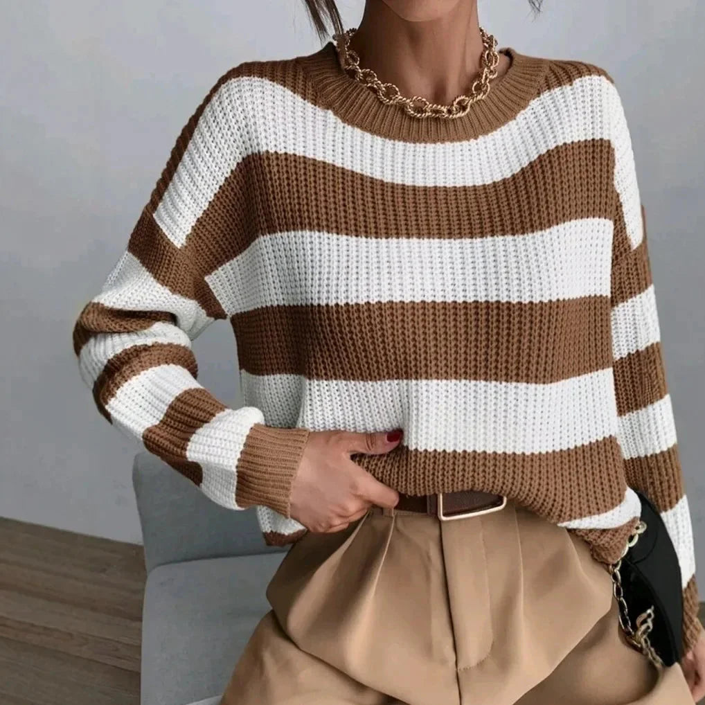 Women’s Striped Knit Sweater