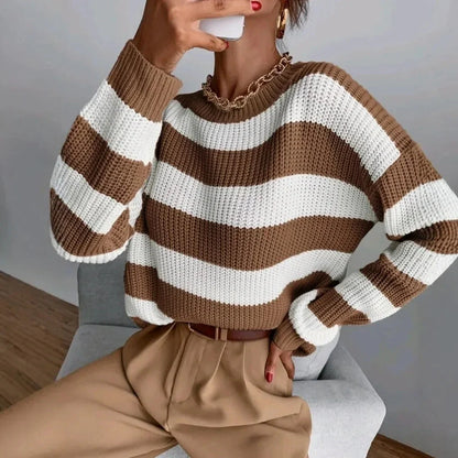 Women’s Striped Knit Sweater