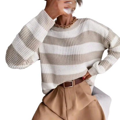Women’s Striped Knit Sweater